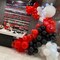 Red and Black Balloons,132pcs Red Black and White Balloons Garland Arch Kit (Red White & Black)